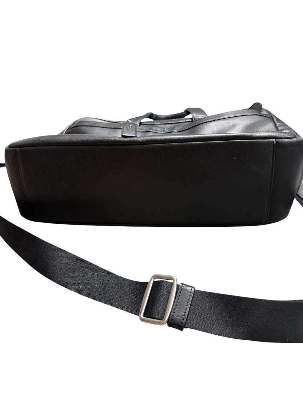 Coach Hamilton Smooth Leather Briefcase Black - Picture 4 of 16